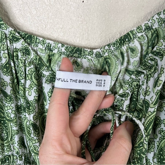 FAITHFULL THE BRAND *Blogger Favorite* Le Galet Midi Dress in Sable Paisley - Picture 12 of 15